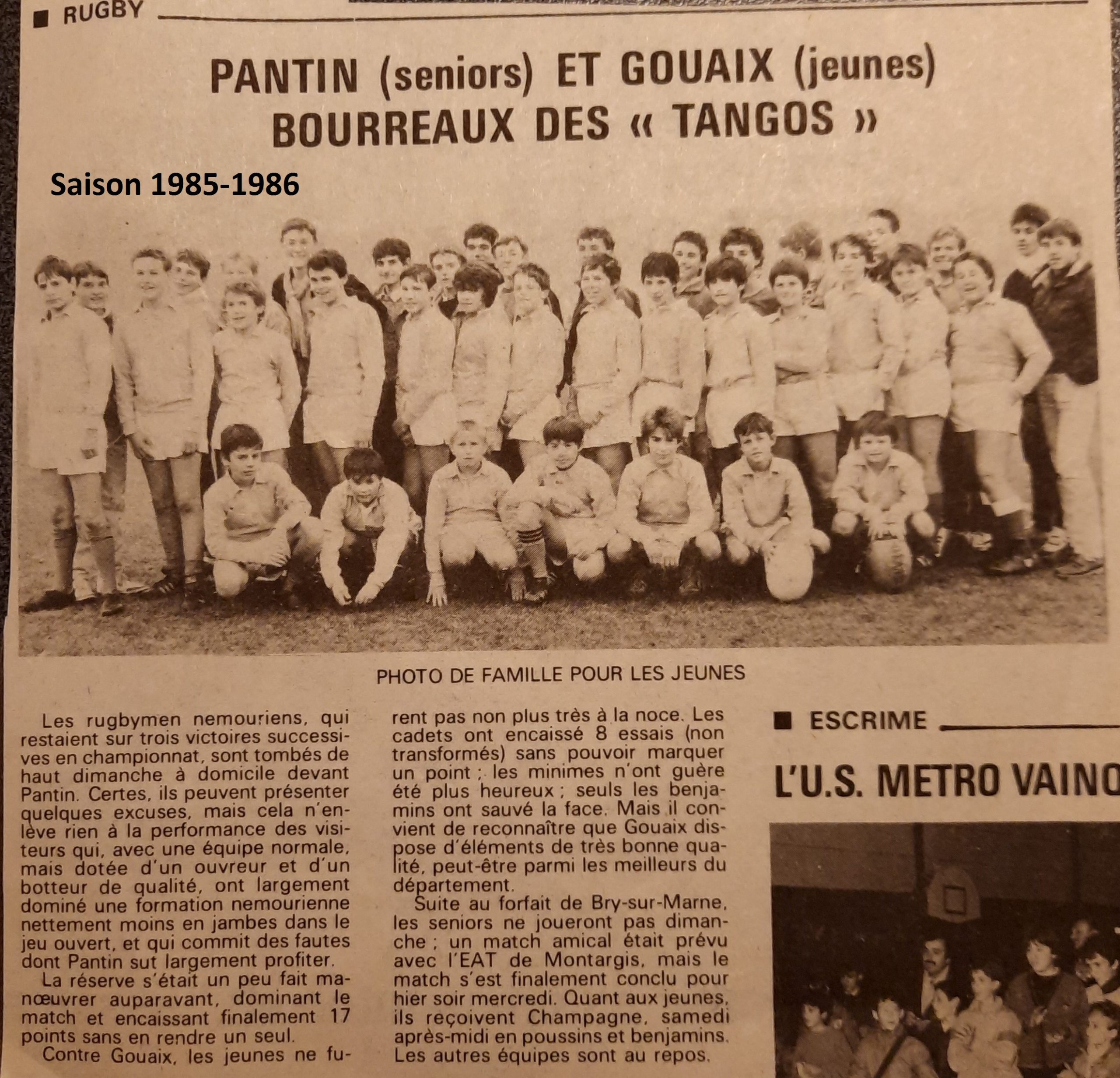 Saison 1985-1986